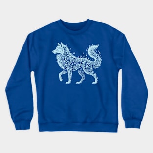 Musical Wolf (Tattoo) Crewneck Sweatshirt